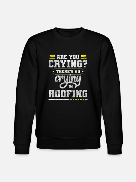 Roofing House Builder Held - Stanley/Stella CHANGER Unisex Organic Sweatshirt - black