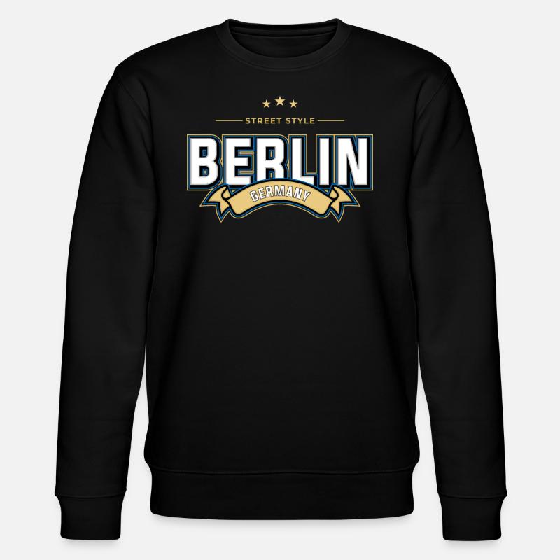 Berlin - Stanley/Stella CHANGER Unisex Organic Sweatshirt - black