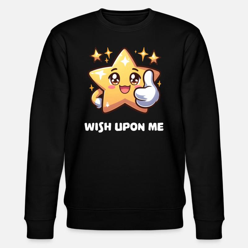 Wish upon me - Stanley/Stella Unisex Bio-Sweatshirt CHANGER  - Schwarz