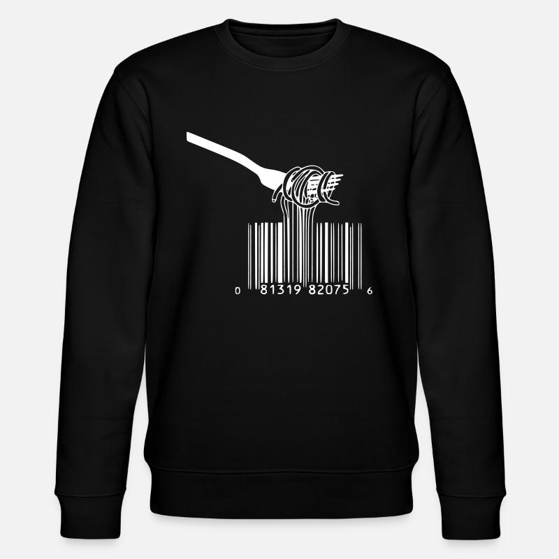 barcode fourche spaghetti - Sweat bio CHANGER Stanley/Stella Unisexe - noir