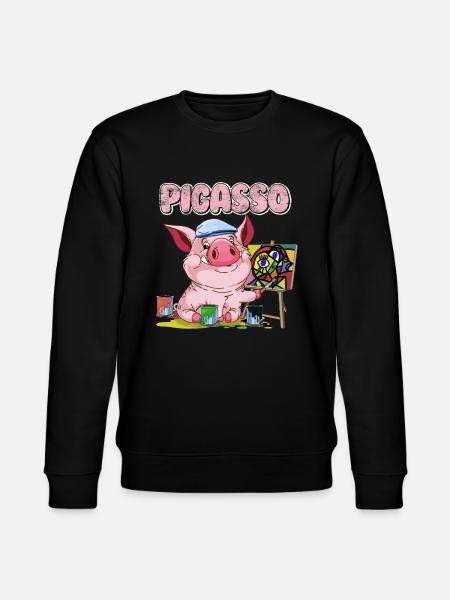 Pigasso comme Picasso - Sweat bio CHANGER Stanley/Stella Unisexe - noir