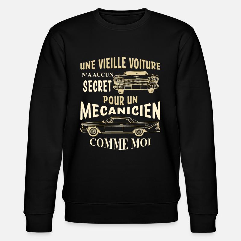 Mechanischer Humor - Stanley/Stella Unisex Bio-Sweatshirt CHANGER - Schwarz
