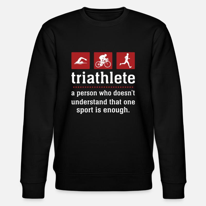 triathlon cadeau triathlon triathlete - Sweat bio CHANGER Stanley/Stella Unisexe - noir