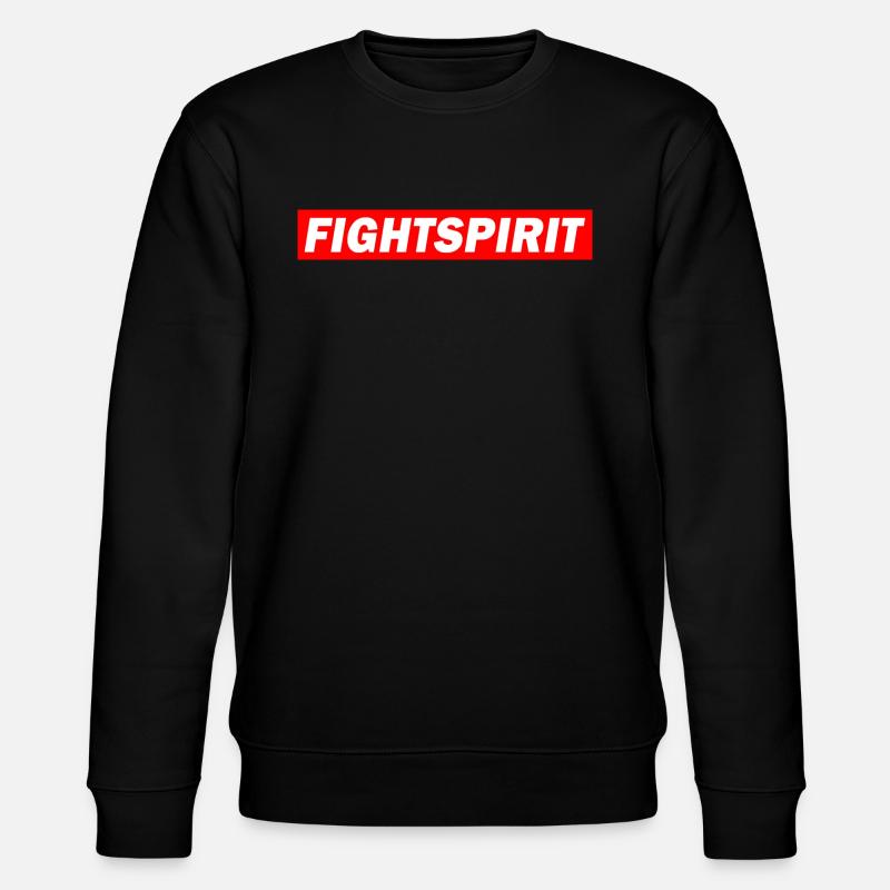 FischerS fightspirit - Stanley/Stella Unisex Bio-Sweatshirt CHANGER  - Schwarz