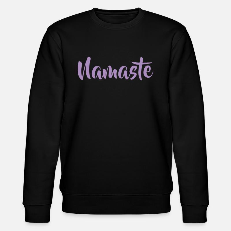 Namaste - Stanley/Stella Unisex Bio-Sweatshirt CHANGER  - Schwarz