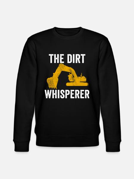 Excavator Construction Worker - Stanley/Stella CHANGER Unisex Organic Sweatshirt - black