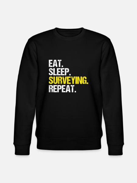 Vermessungstechniker Vermesser Land Surveyor - Stanley/Stella CHANGER Unisex Organic Sweatshirt - black