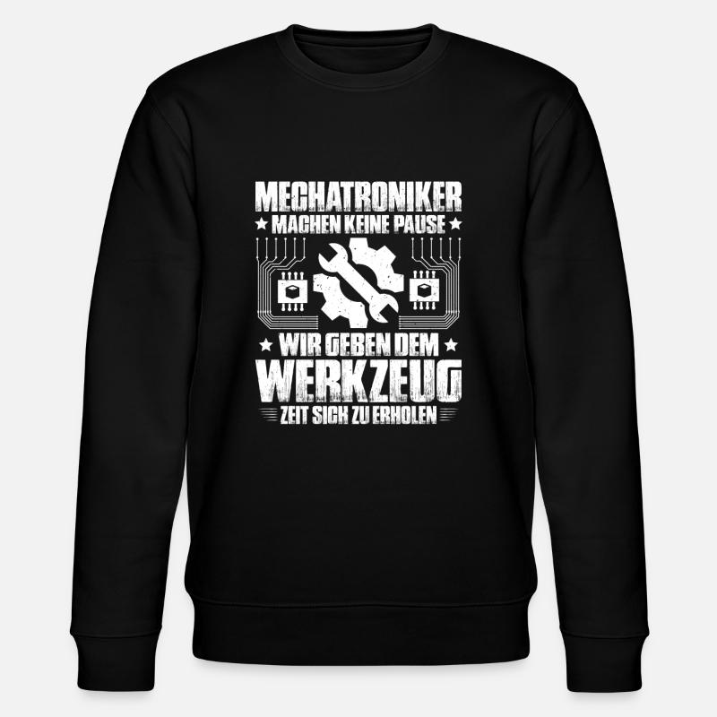 Mechatroniker Mechatronik Mechatronics Engineer - Stanley/Stella Unisex Bio-Sweatshirt CHANGER  - Schwarz