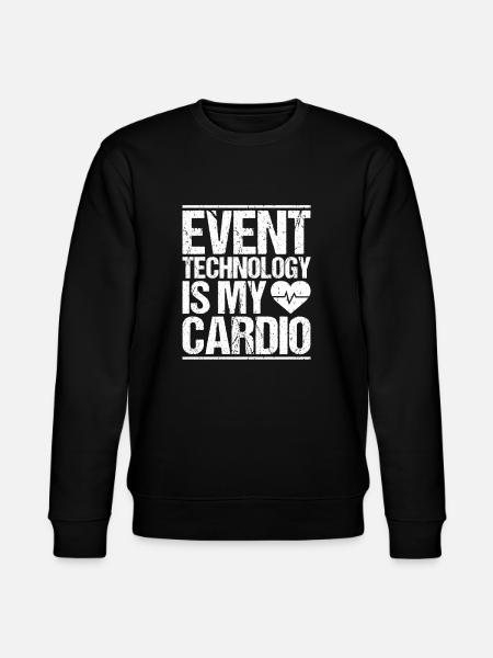 Veranstaltungstechniker Event Technician - Stanley/Stella CHANGER Unisex Organic Sweatshirt - black