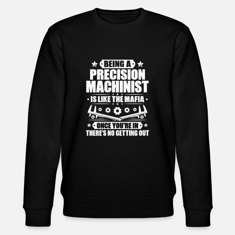 Precision mechanic Precision Machinist - Stanley/Stella CHANGER Unisex Organic Sweatshirt - black