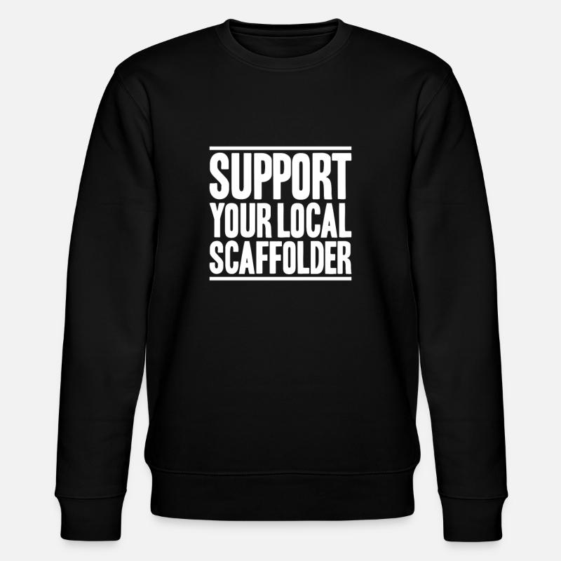 Échafaudage Échafaudage Échafaudage - Sweat bio CHANGER Stanley/Stella Unisexe - noir