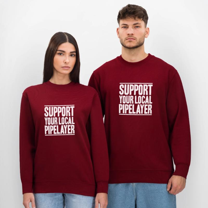 Pipeline Constructor Pipeline Construction Pipelayer Stanley/Stella CHANGER Unisex Organic Sweatshirt