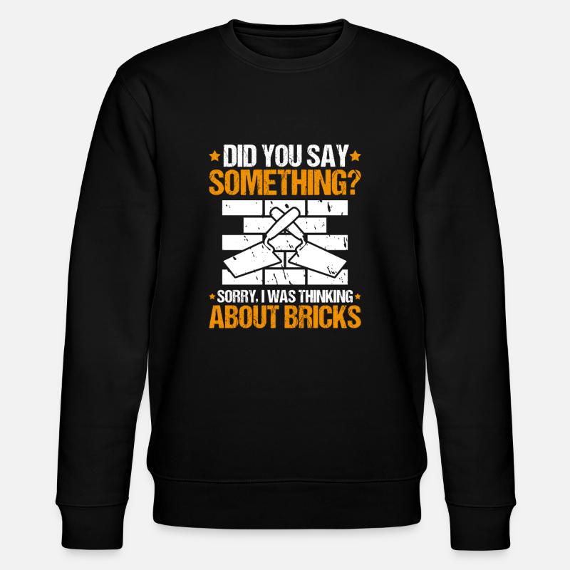 Master Masonry Masonry Bricklayer Mason - Stanley/Stella CHANGER Unisex Organic Sweatshirt - black