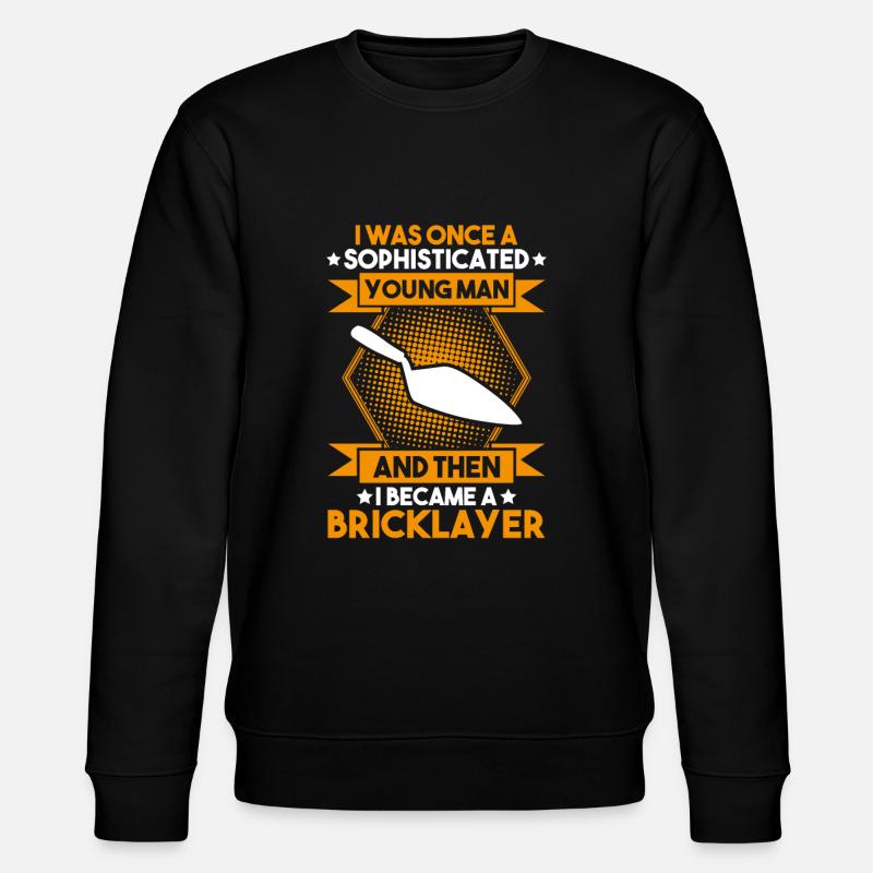 Master Masonry Masonry Bricklayer Mason - Stanley/Stella CHANGER Unisex Organic Sweatshirt - black