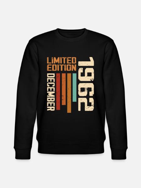 Dezember 1962 - 1962 Dezember - Stanley/Stella Unisex Bio-Sweatshirt CHANGER  - Schwarz