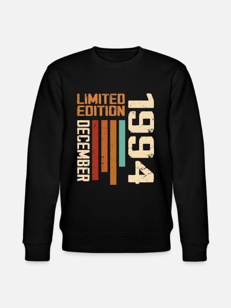 December 1994 - 1994 December - Stanley/Stella CHANGER Unisex Organic Sweatshirt - black