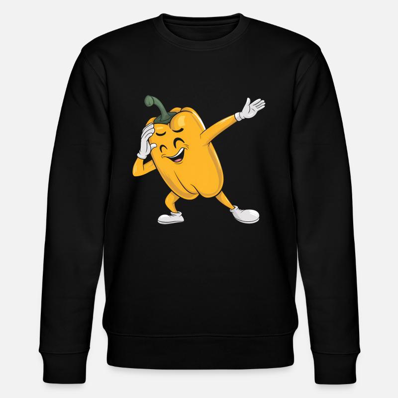 Paprika Geschenk - Stanley/Stella Unisex Bio-Sweatshirt CHANGER  - Schwarz