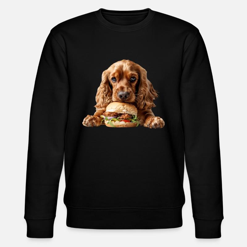 Cocker Spaniel - Stanley/Stella Unisex Bio-Sweatshirt CHANGER  - Schwarz