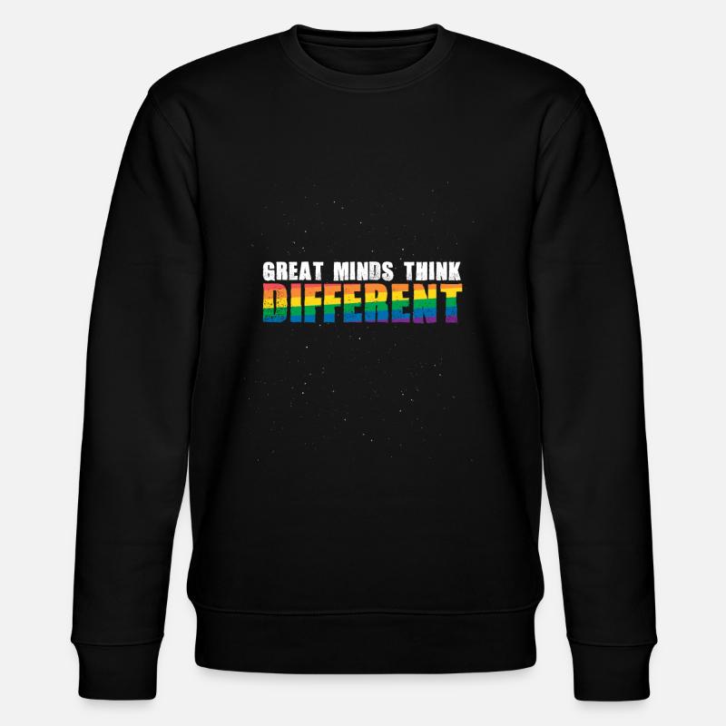 Great minds think different - Sweat bio CHANGER Stanley/Stella Unisexe - noir