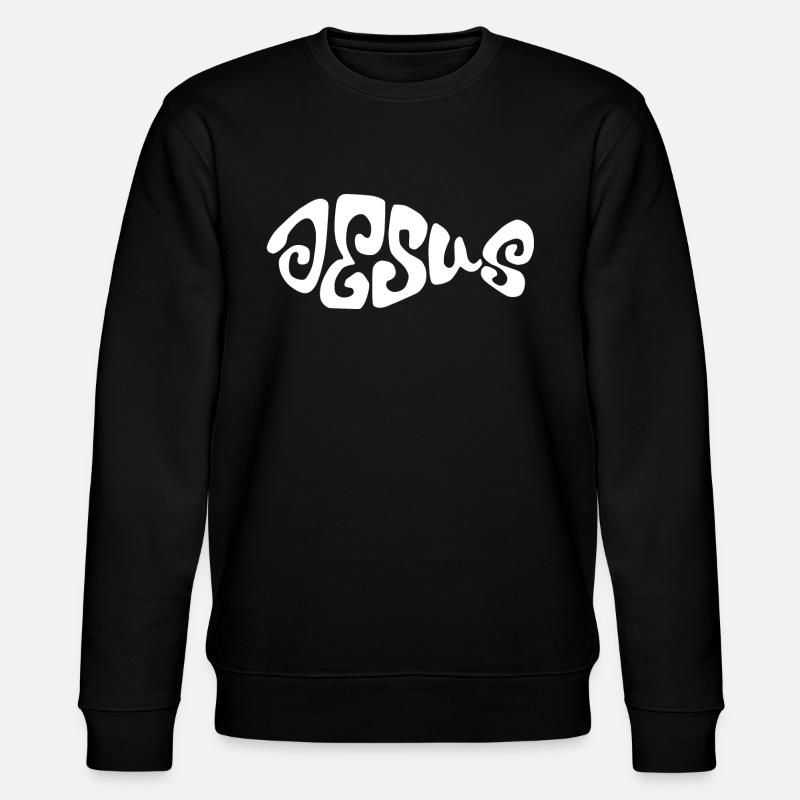 Conception de Jesus Fish. - Sweat bio CHANGER Stanley/Stella Unisexe - noir