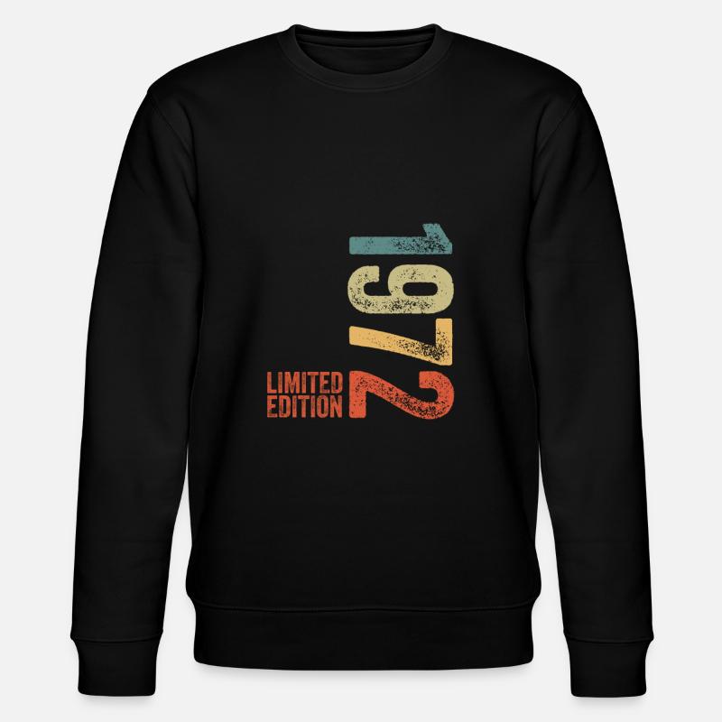 1972 Édition limitée - Sweat bio CHANGER Stanley/Stella Unisexe - noir