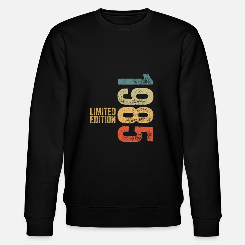 1985 Édition Limitée - Sweat bio CHANGER Stanley/Stella Unisexe - noir