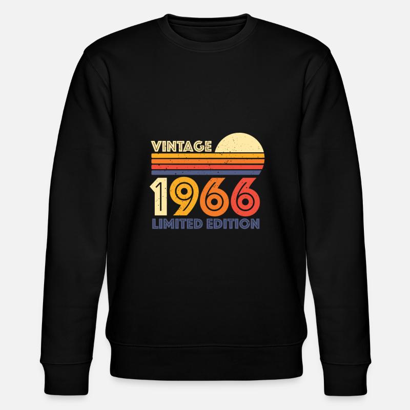1966 Limited Edition - Stanley/Stella Unisex Bio-Sweatshirt CHANGER  - Schwarz