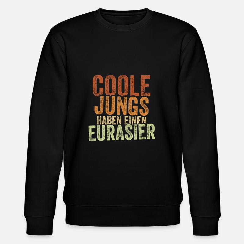 Eurasier - Stanley/Stella Unisex Bio-Sweatshirt CHANGER  - Schwarz