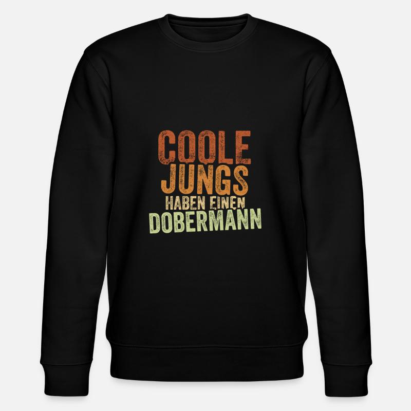 Dobermann - Stanley/Stella Unisex Bio-Sweatshirt CHANGER  - Schwarz