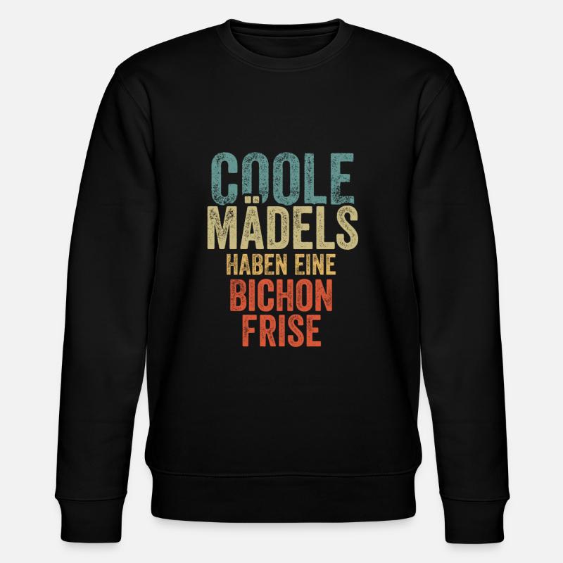 Bichon Frise - Stanley/Stella Unisex Bio-Sweatshirt CHANGER  - Schwarz