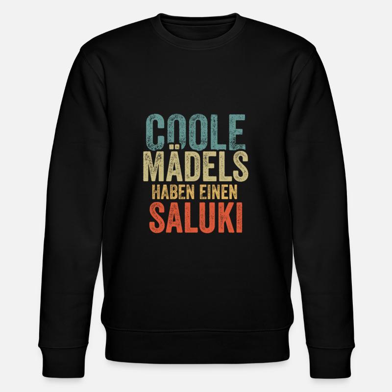 Saluki - Stanley/Stella Unisex Bio-Sweatshirt CHANGER  - Schwarz