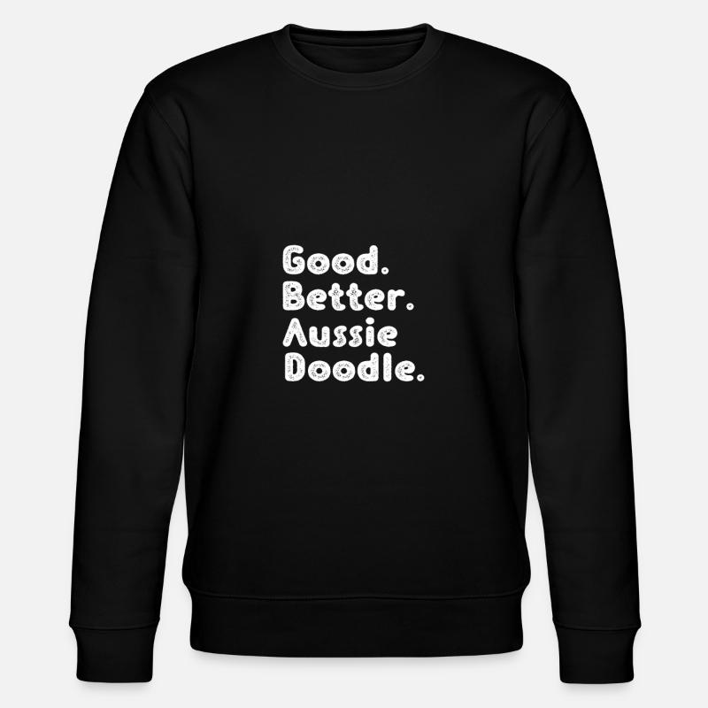 Aussiedoodle - Stanley/Stella Unisex Bio-Sweatshirt CHANGER  - Schwarz