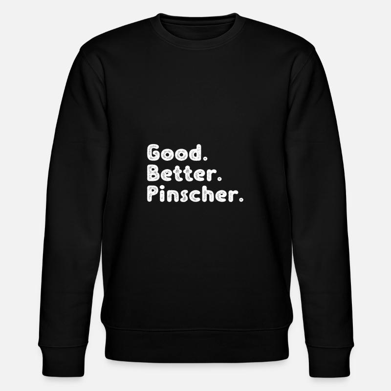 Pinscher - Stanley/Stella Unisex Bio-Sweatshirt CHANGER  - Schwarz