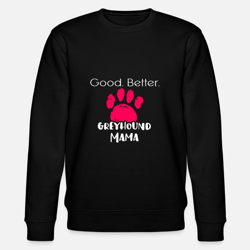 Greyhound - Stanley/Stella Unisex Bio-Sweatshirt CHANGER  - Schwarz