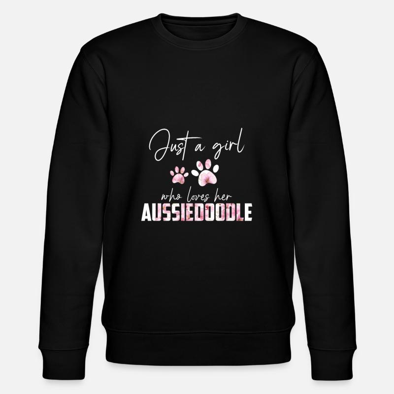 Aussiedoodle - Stanley/Stella Unisex Bio-Sweatshirt CHANGER  - Schwarz