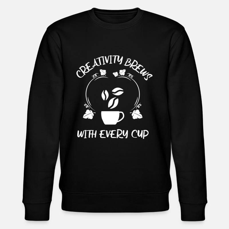 Coffee Espresso Coffee - Stanley/Stella CHANGER Unisex Organic Sweatshirt - black