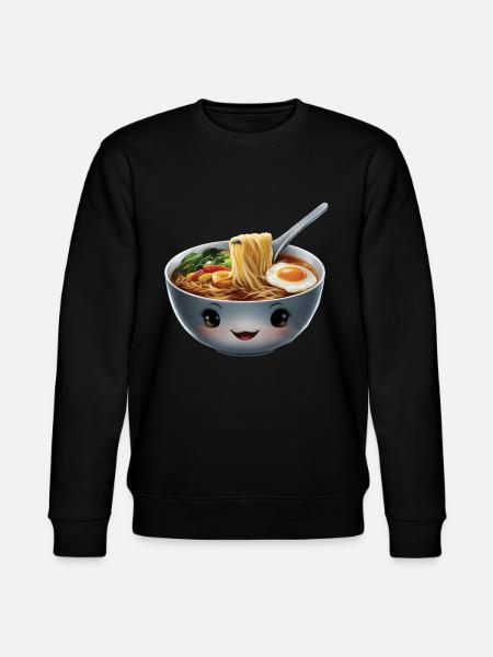 Glücklich Ramen - Stanley/Stella Unisex Bio-Sweatshirt CHANGER - Schwarz