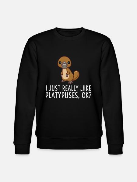 Platypus - Stanley/Stella CHANGER Unisex Organic Sweatshirt - black