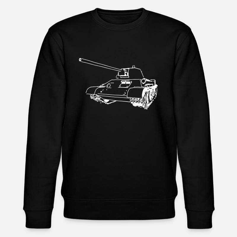 T-34 - Stanley/Stella Unisex Bio-Sweatshirt CHANGER  - Schwarz