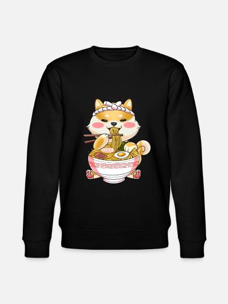 Ramen Cat Japan Kawaii - Stanley/Stella CHANGER Unisex Organic Sweatshirt - black