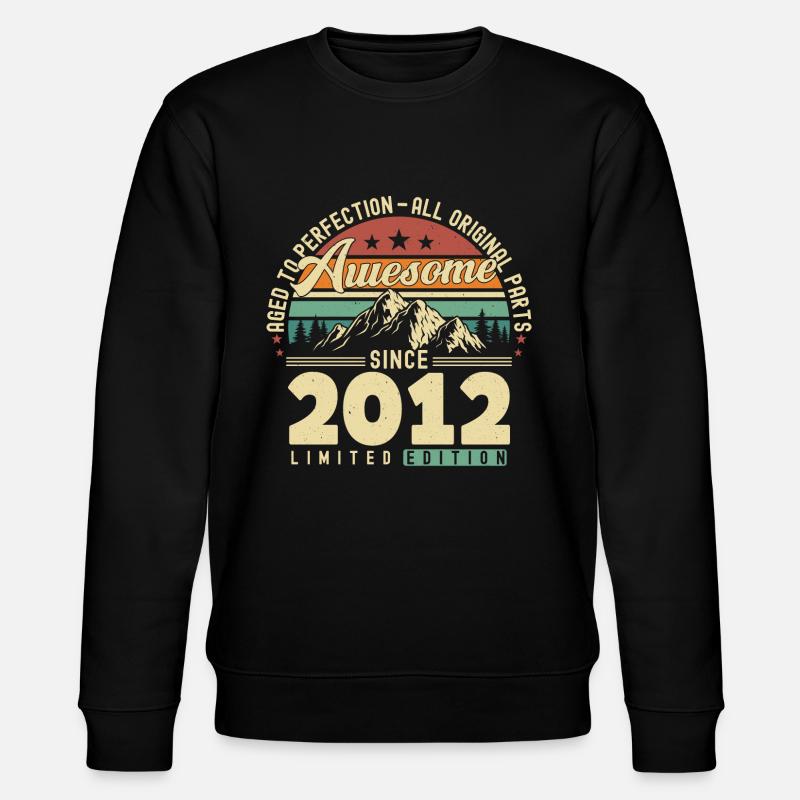 Great since 2012 - Stanley/Stella CHANGER Unisex Organic Sweatshirt - black
