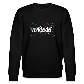 Verkleidet Kostümersatz Kein Kostüm - Stanley/Stella Unisex Bio-Sweatshirt CHANGER  - Schwarz - Vorne - Nik (191cm) & Marisol (170cm)