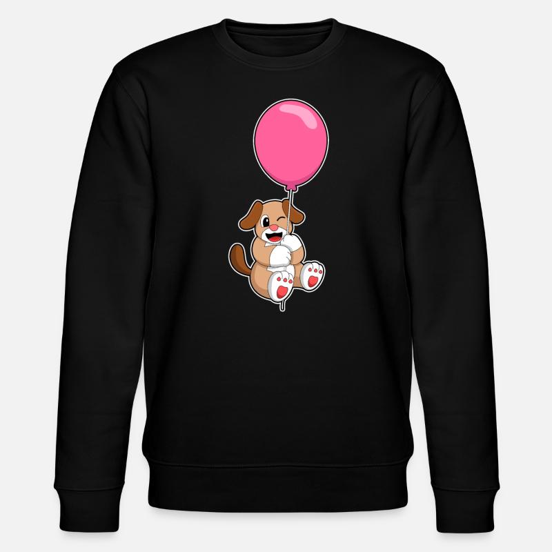 Chien avec ballon - Sweat bio CHANGER Stanley/Stella Unisexe - noir