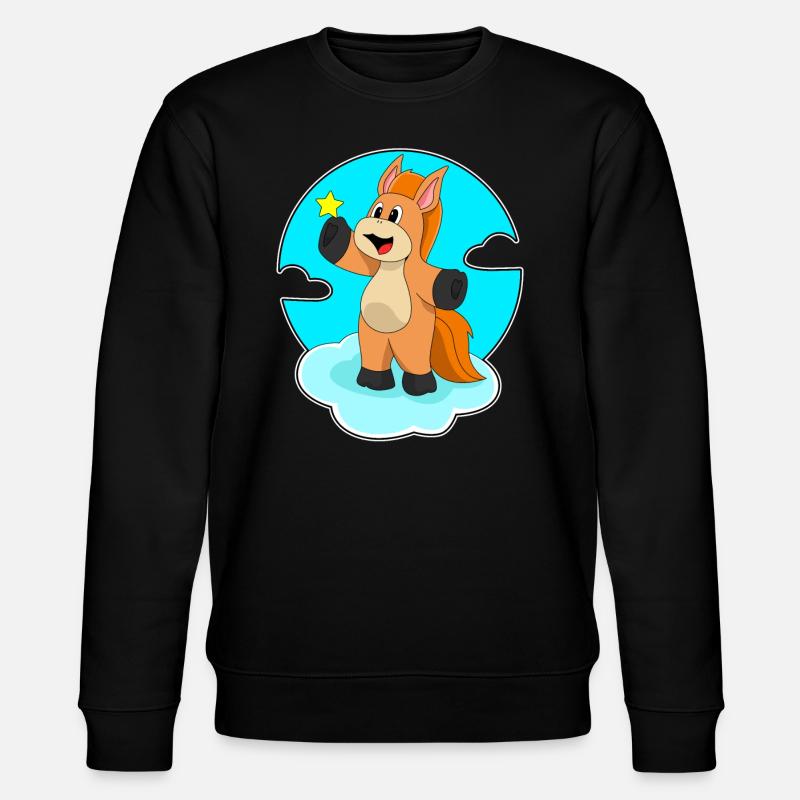Cheval sur les nuages - Sweat bio CHANGER Stanley/Stella Unisexe - noir