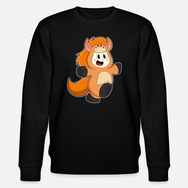 Cheval en costume - Sweat bio CHANGER Stanley/Stella Unisexe - noir