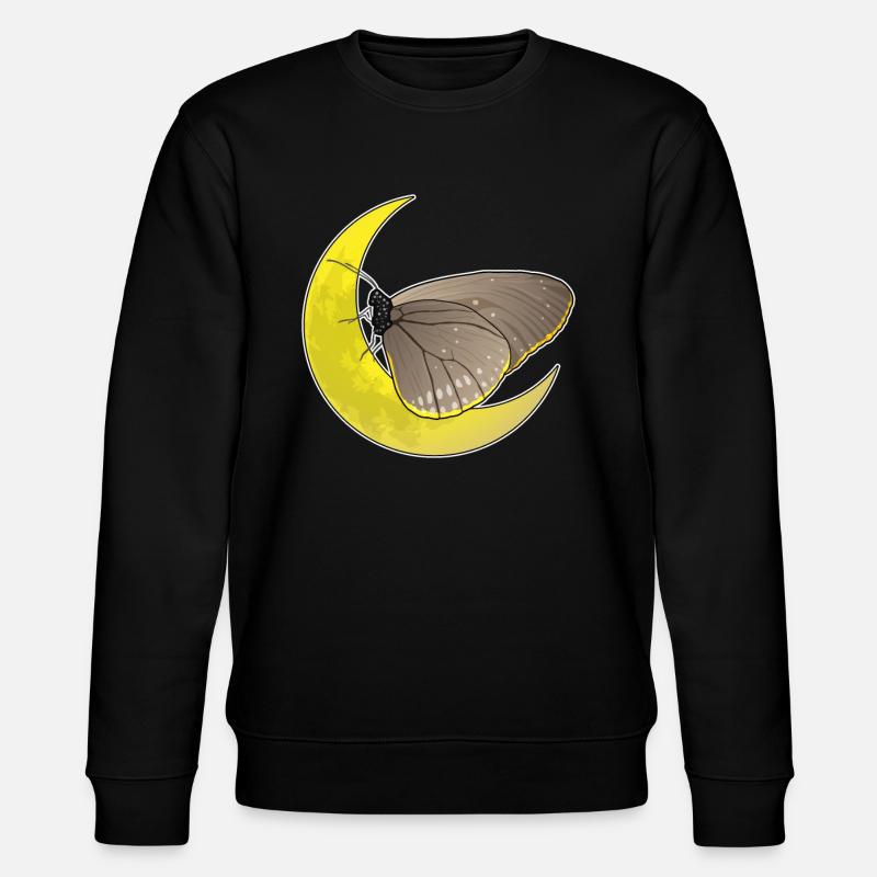 Lune papillon - Sweat bio CHANGER Stanley/Stella Unisexe - noir