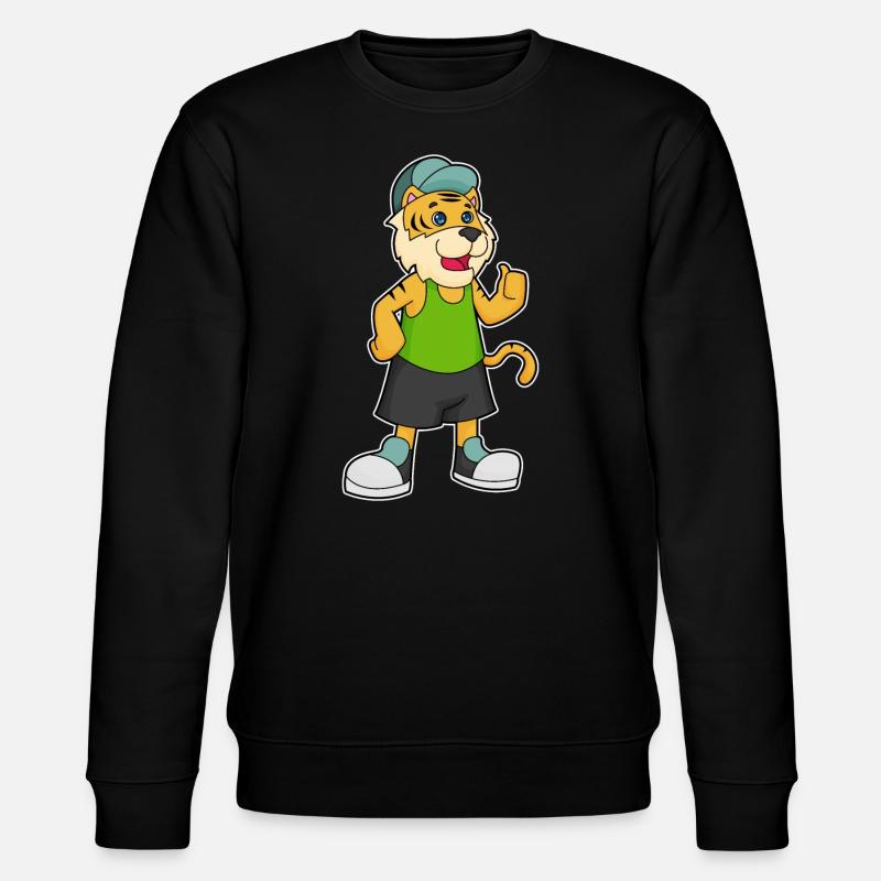 Tiger Cap - Stanley/Stella CHANGER Unisex Organic Sweatshirt - black