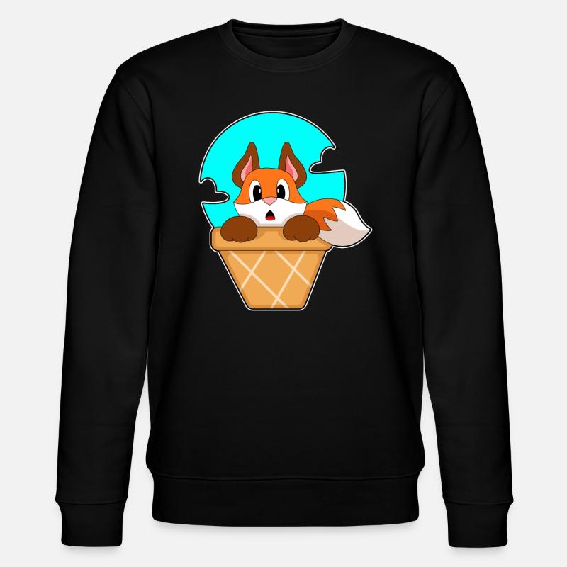 Cône de glace Fuchs - Sweat bio CHANGER Stanley/Stella Unisexe - noir
