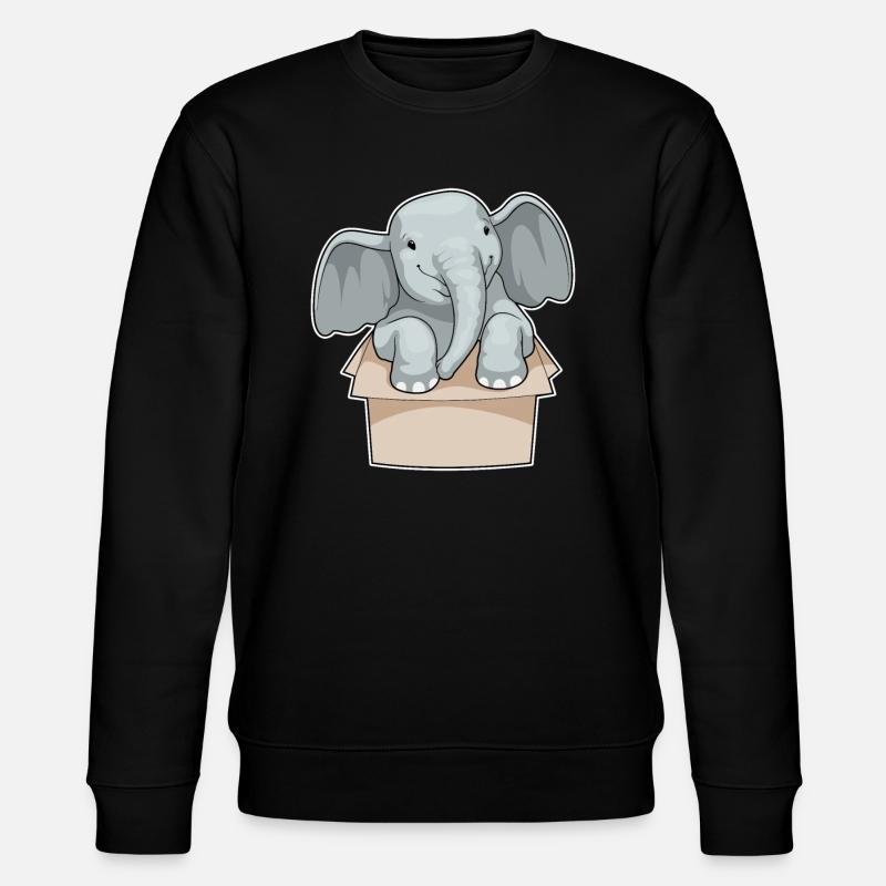 Elephant Box - Stanley/Stella CHANGER Unisex Organic Sweatshirt - black
