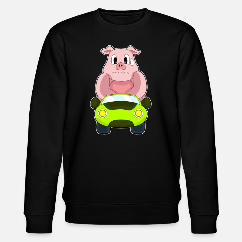 Voiture de cochon - Sweat bio CHANGER Stanley/Stella Unisexe - noir